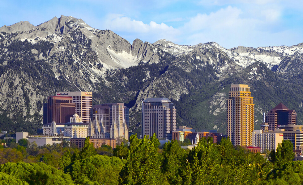 TrainJunkies Mountain City Model Railroad Backdrop