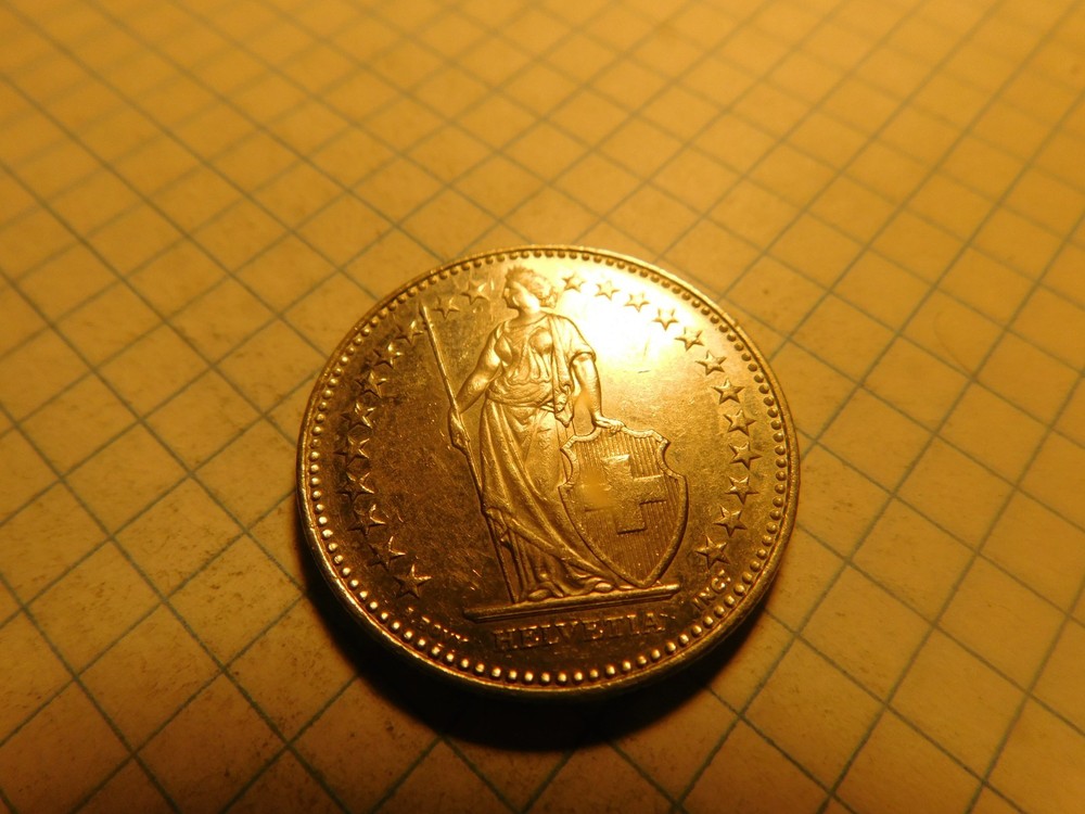 SWITZERLAND 2 FRANCS 2006 B # 1097