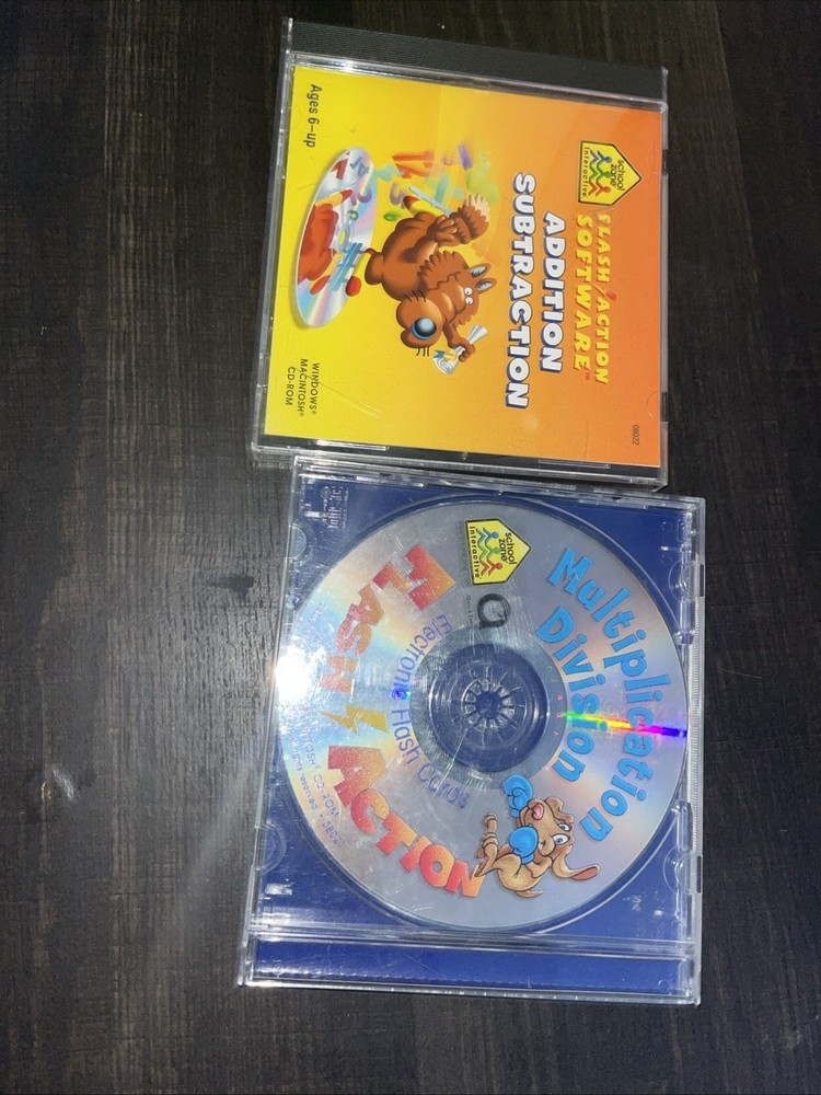 Multiplication/division And Addition/subtraction Flash Action Cd ROM