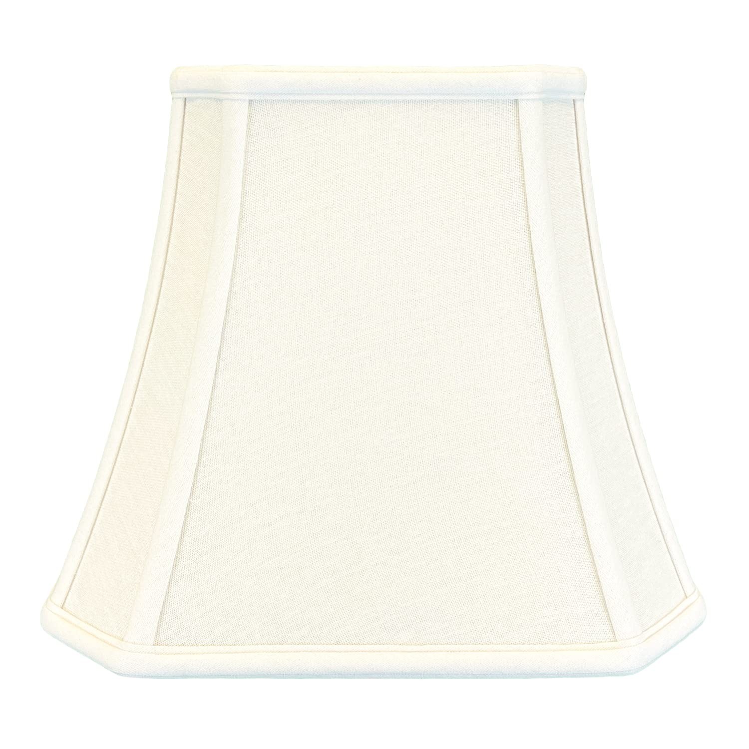 Royal Designs, Inc. BSO-705-14LNEG Square Cut Corner Bell Basic Lamp Shade 8x14