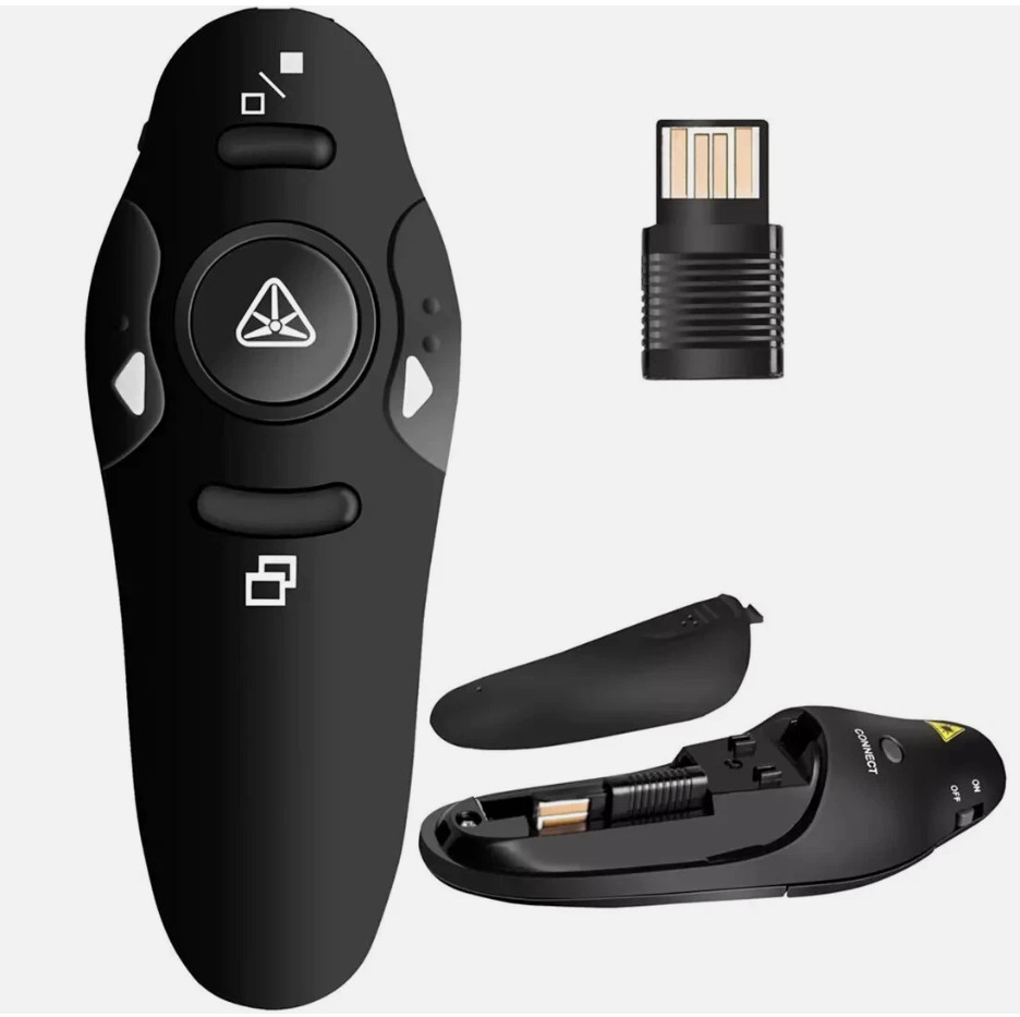 Power Point Presentation Remote Wireless USB PPT Presenter Laser Pointr ClickeR8