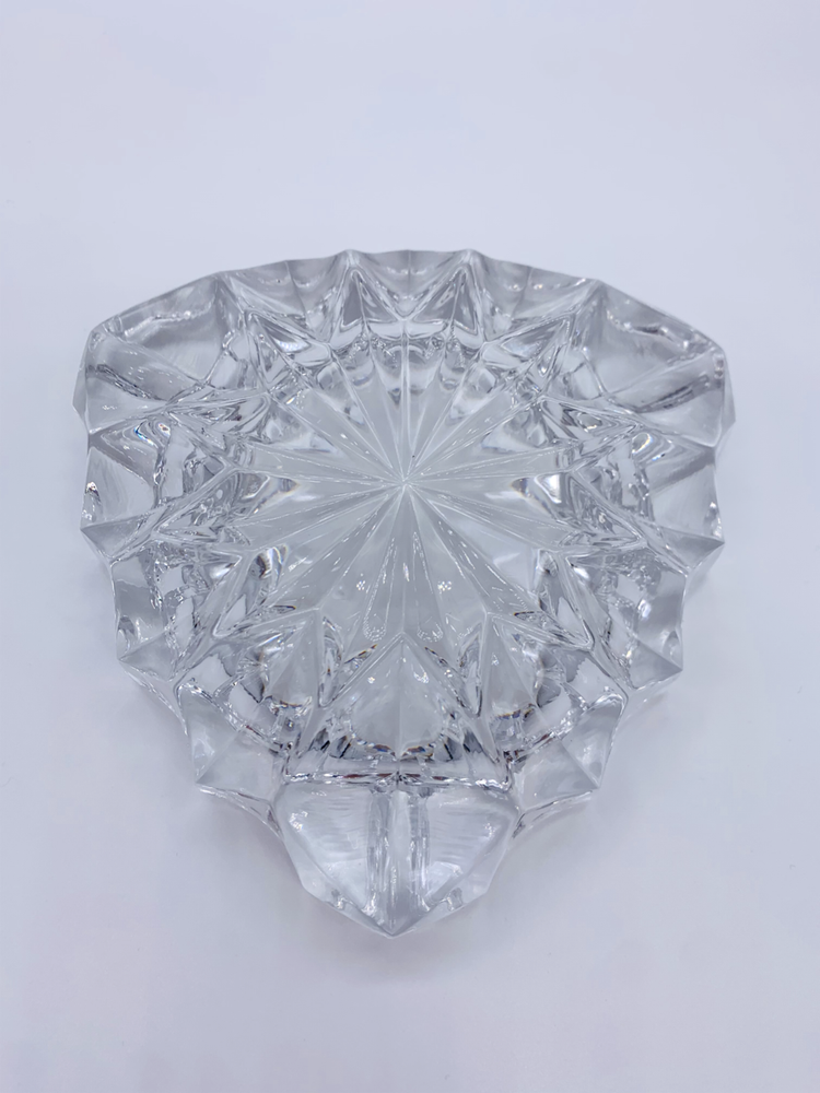 Vtg MCM Crystal Ashtray
