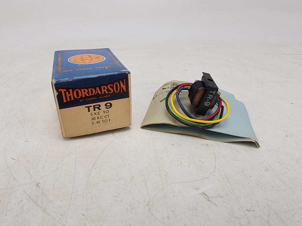 Vintage Thordarson TR-9 Transistor Input Interstage Transformer 5KZ 30KC