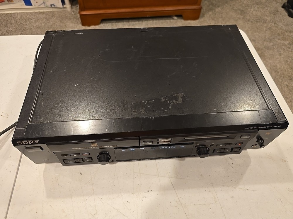 Sony Compact Disc Minidisc Deck MXD-D3 (Tested And Working) No Remote