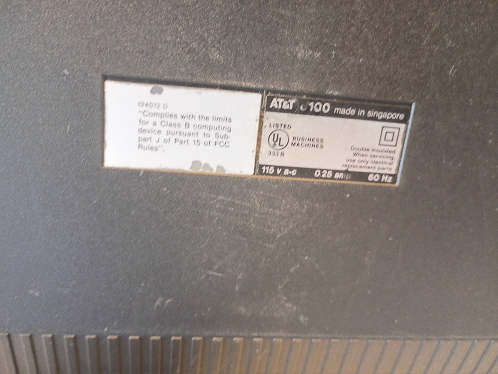 AT&T Electronic Typewriter Personal Portable 6100 TESTED