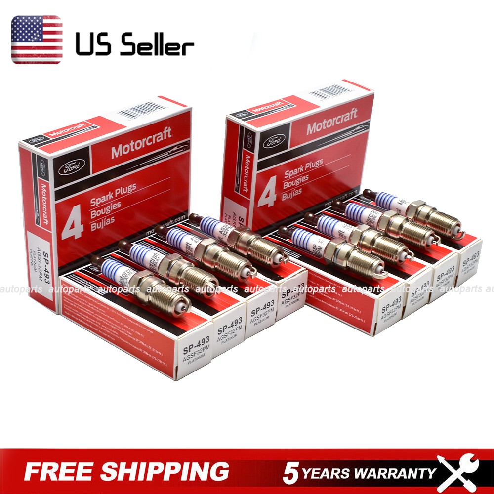 8Pcs Genuine OEM SP-493 Platinum SPARK PLUGS AGSF32PM For Ford 4.6L 5.4L V8 USA
