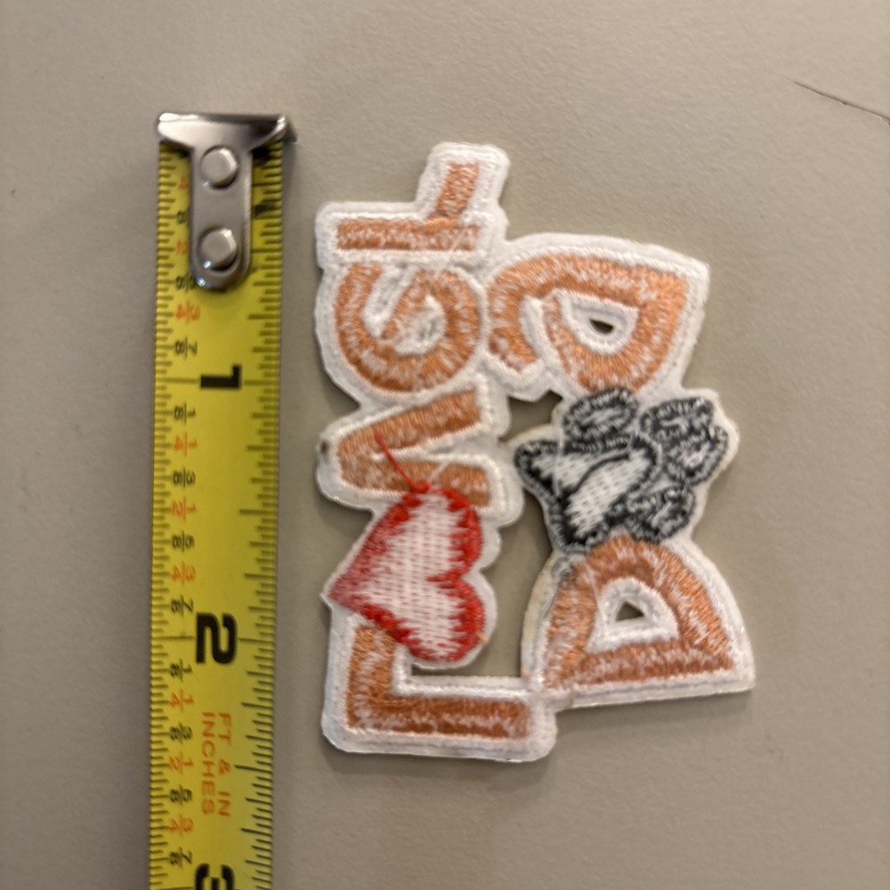 Dog Lover - Embroidered Iron on Patch