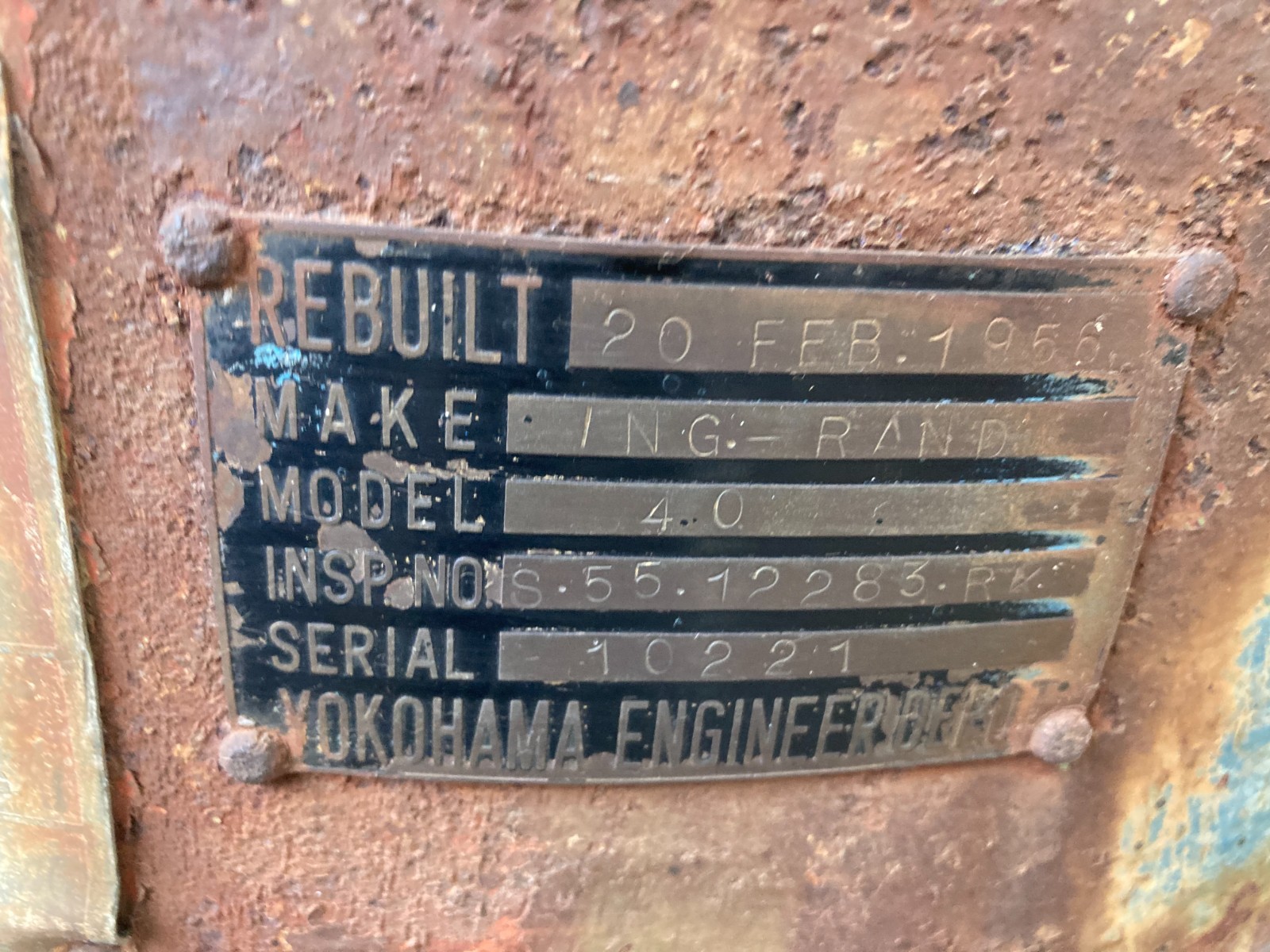 POWER HAMMER iron worker YOKOHAMA ENGINEE R DEDEPOT PARTS AIR OP