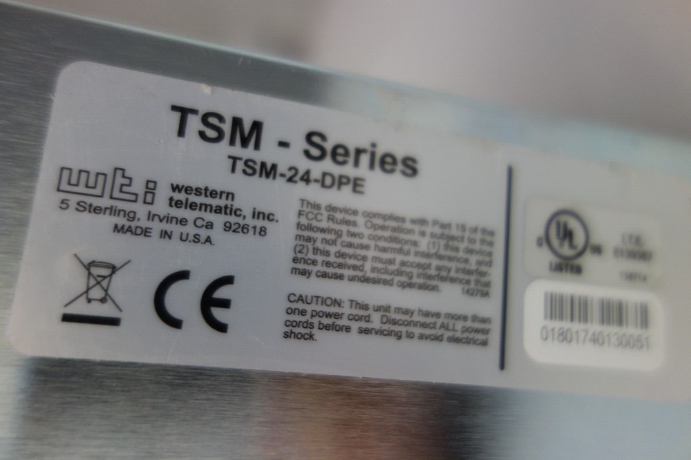 WTI TSM-24-DPE Serial Console Server