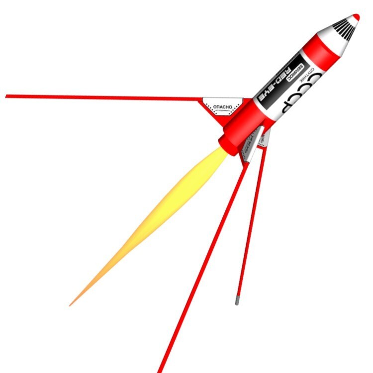 Semroc Flying Model Rocket Kit Red Eye™  SEM-KV-72