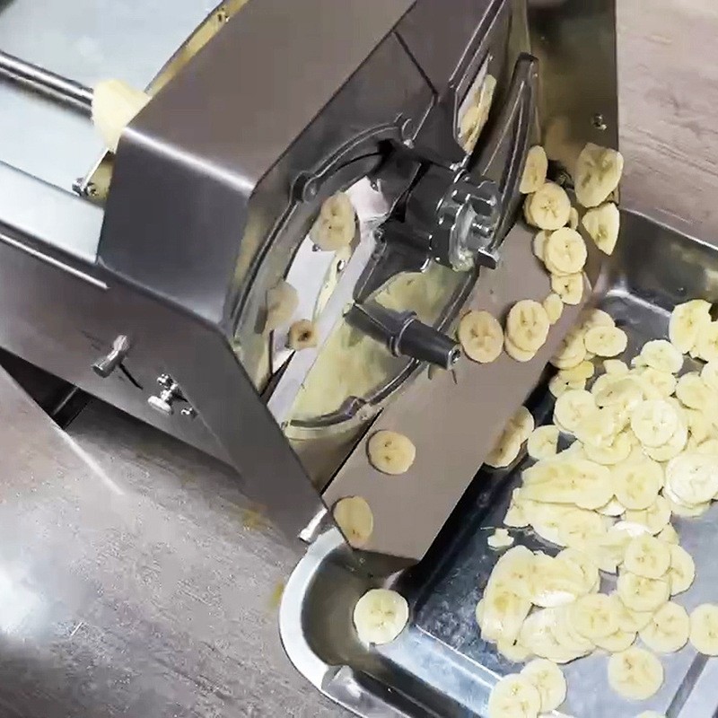 110V Electric Fully Automatic Multifunctional Banana Slicer (Includes Blades)