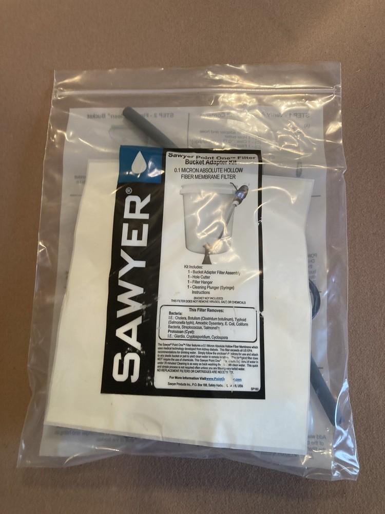 10 Sawer Point One Filter Bucket Adapter Kit