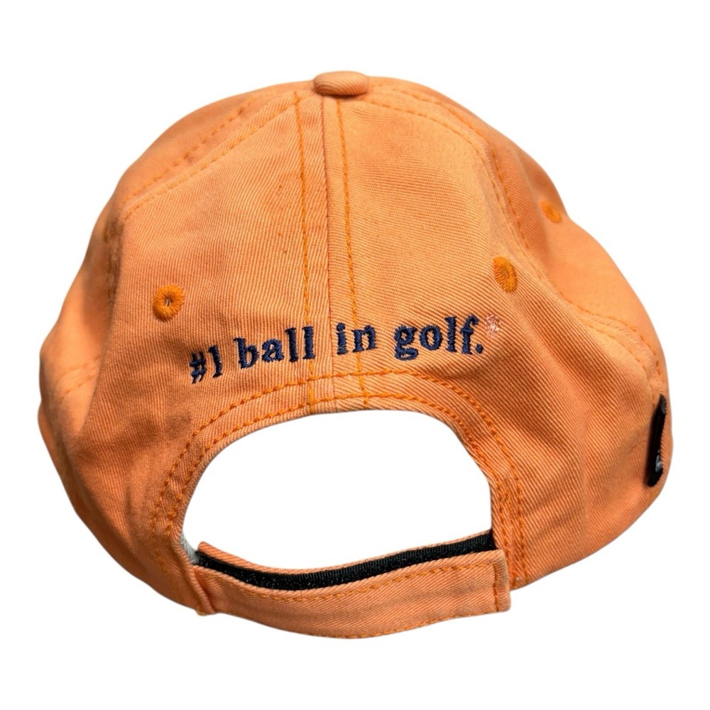 Titleist Golf Hat Orange Cap Adjustable StrapBack Cap PGA