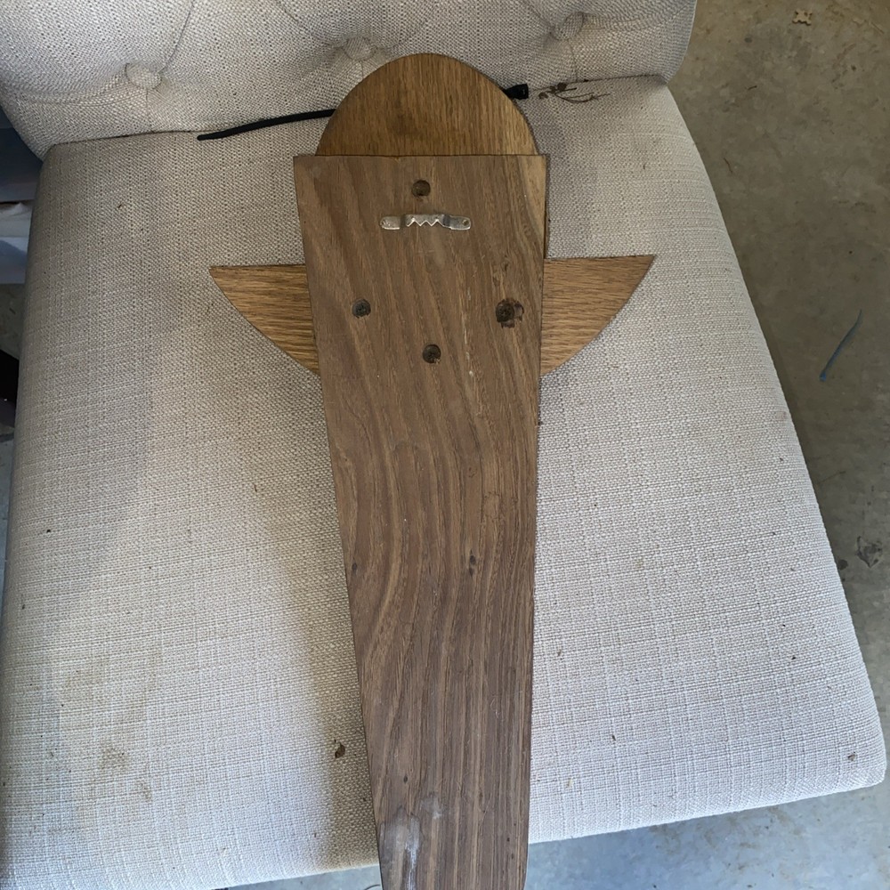 Solid Oak Wood Turkey Fan / Beard Mounting Kit