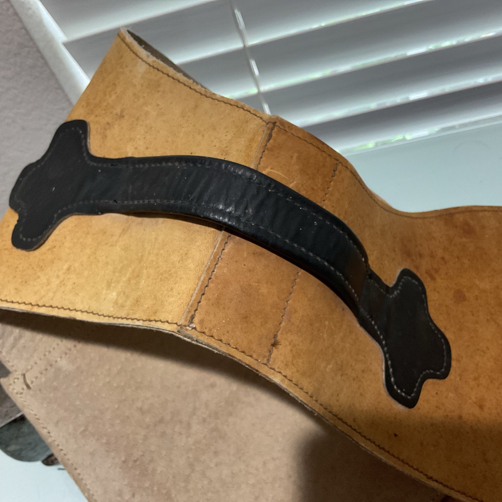 Antique Leather Saddlebag