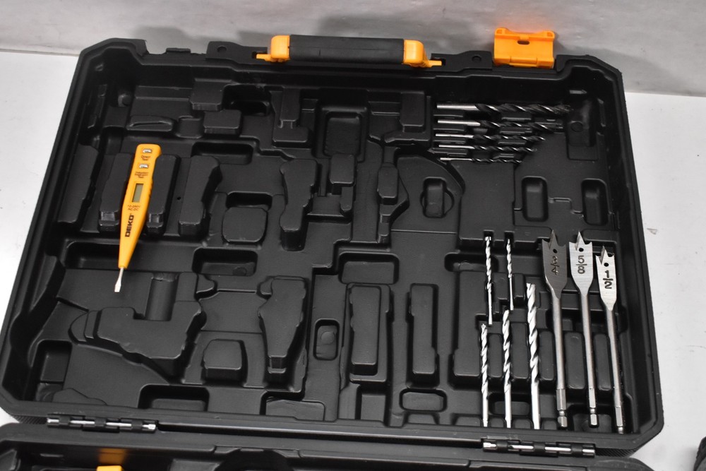 Desko Pro Cordless Drill Tool Kit Set MISSING PIECES READ Basic Toolbox Set
