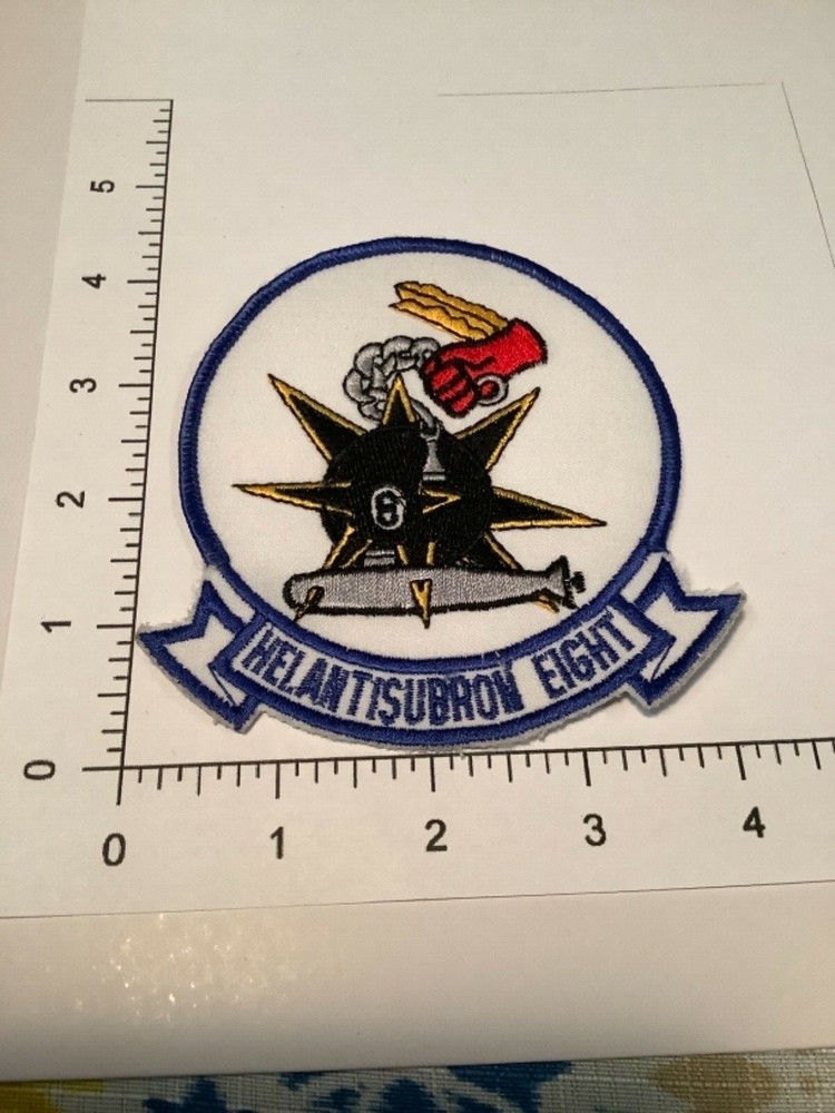 U.S NAVY HELANTISUBRON EIGHT SQUADRON PATCH