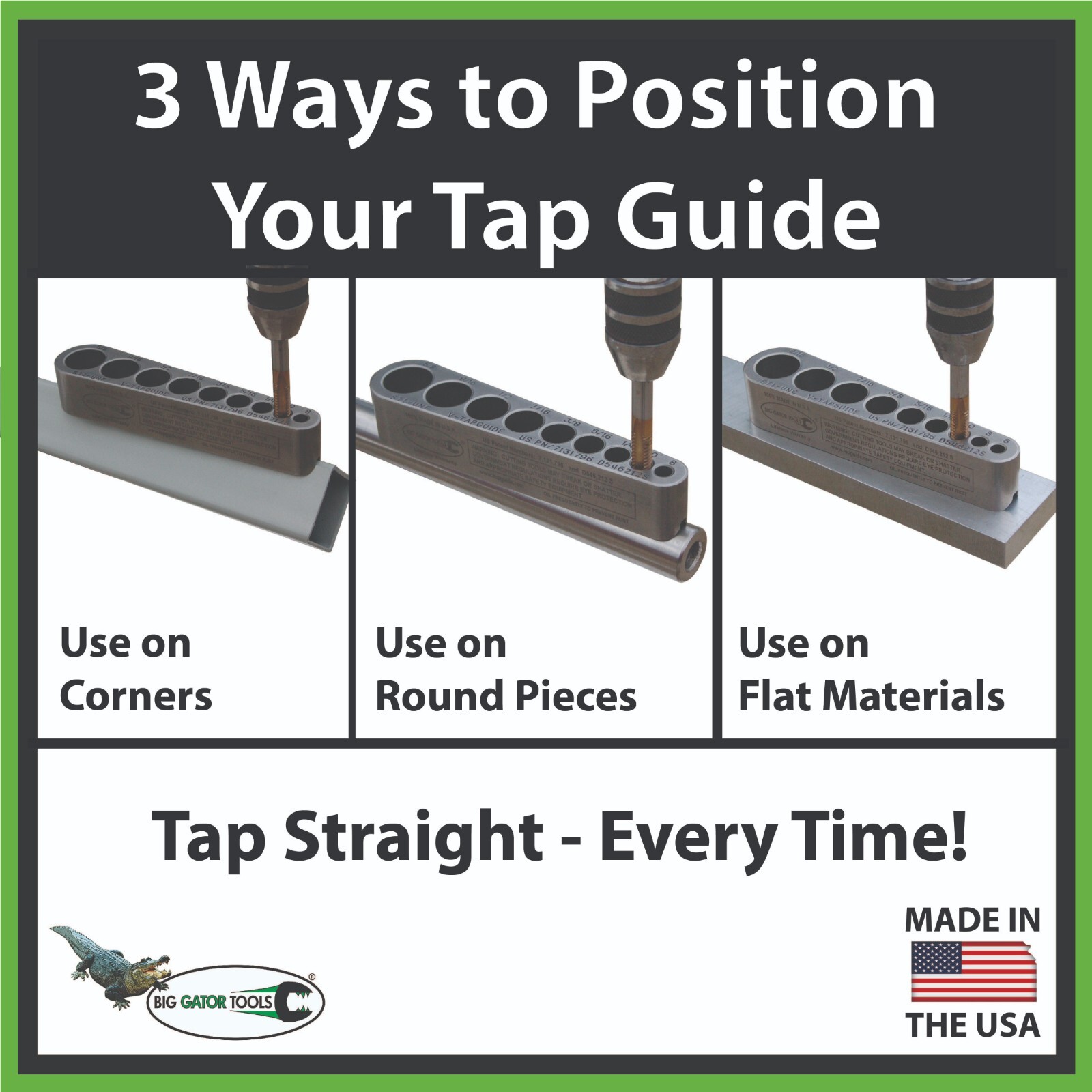 The Complete Metric Set - Drill & Tap Guides - Big Gator Tools line