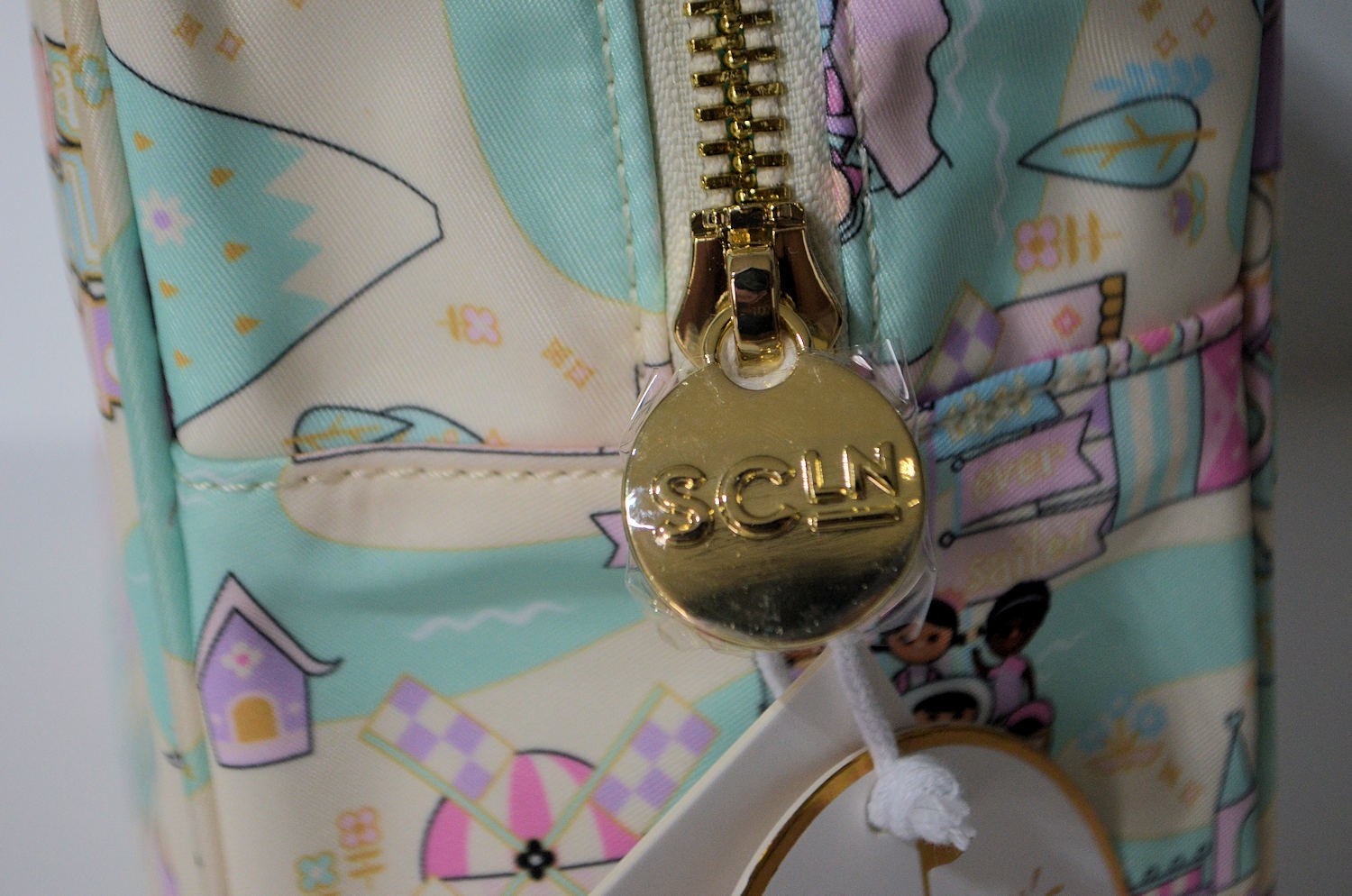 Disney Parks Stoney Clover It's A Small World Large Pouch Bag NEW