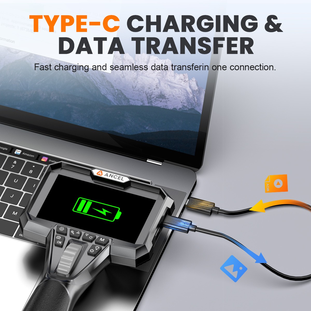 3.9MM Hose Borescope Camera Endoscope Inspection Camera with Light Imaging Kit