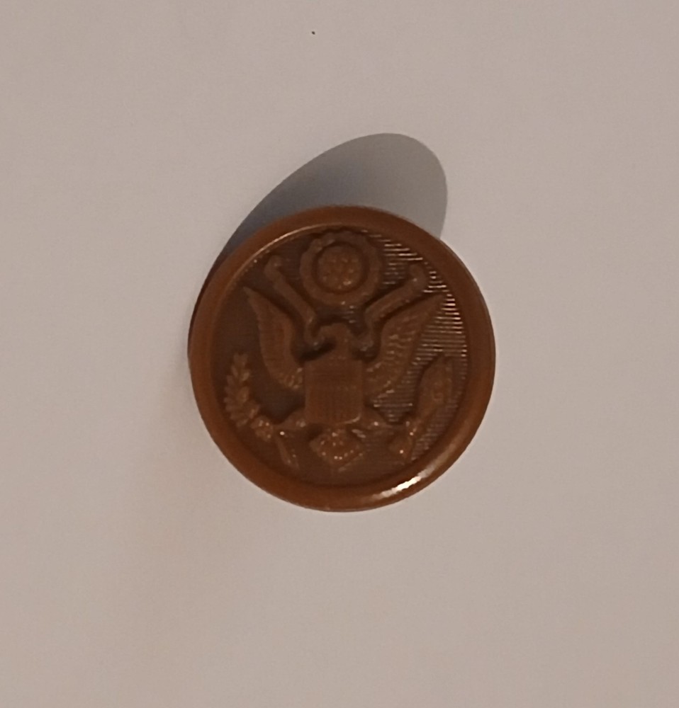 WWII Lot; Specialist Reserve Garrison Cap, Khaki Button Set, 1943s War Nickel