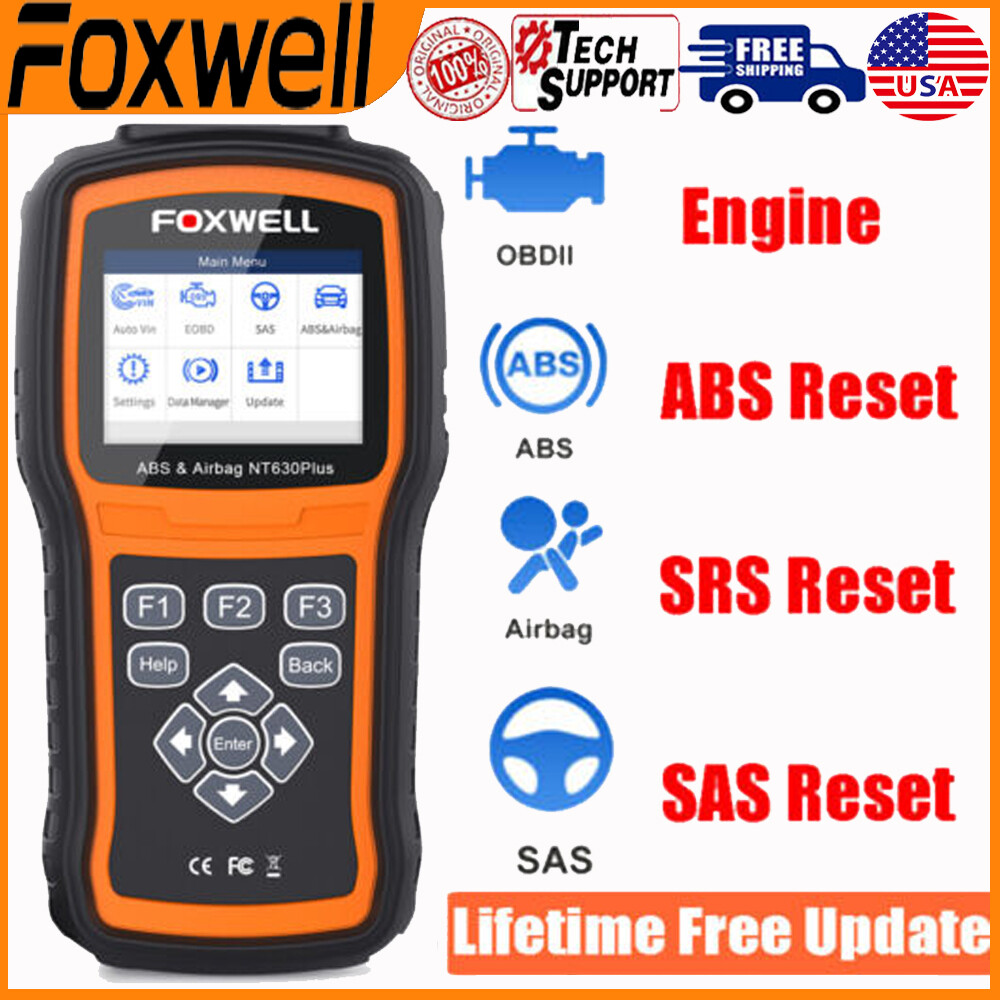 foxwell  ABS SRS Reset OBD2 Scanner Car Code Reader Diagnostic Tool