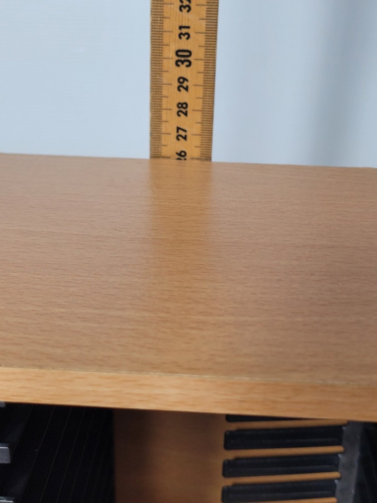 CD STORAGE BOX, 60 CD HOLDER, TIMBER AND PLASTIC CONSTRUCT