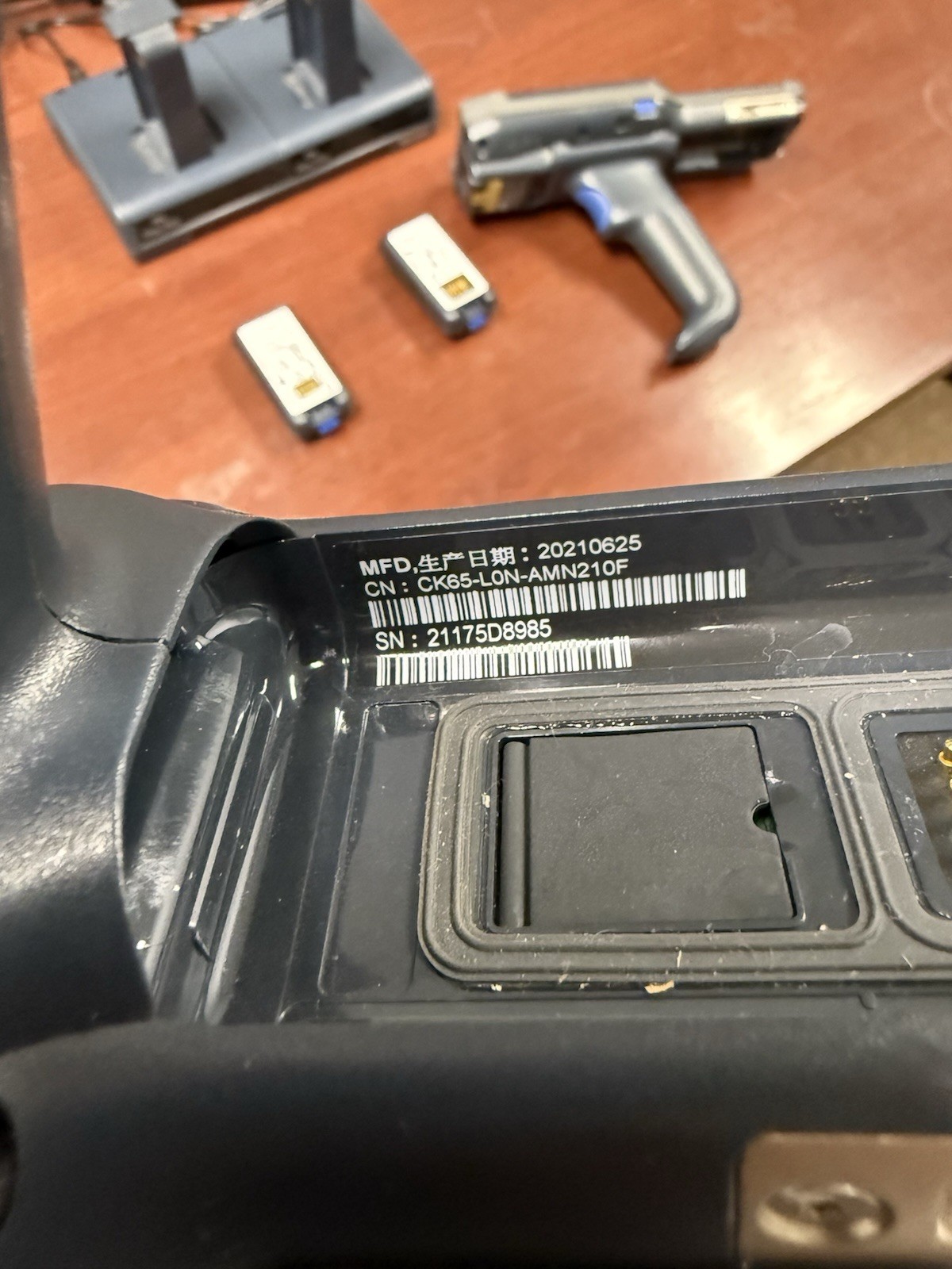 Honeywell CK65 Lon-AMN210F Mobile Computer with Pistol Grip Kit