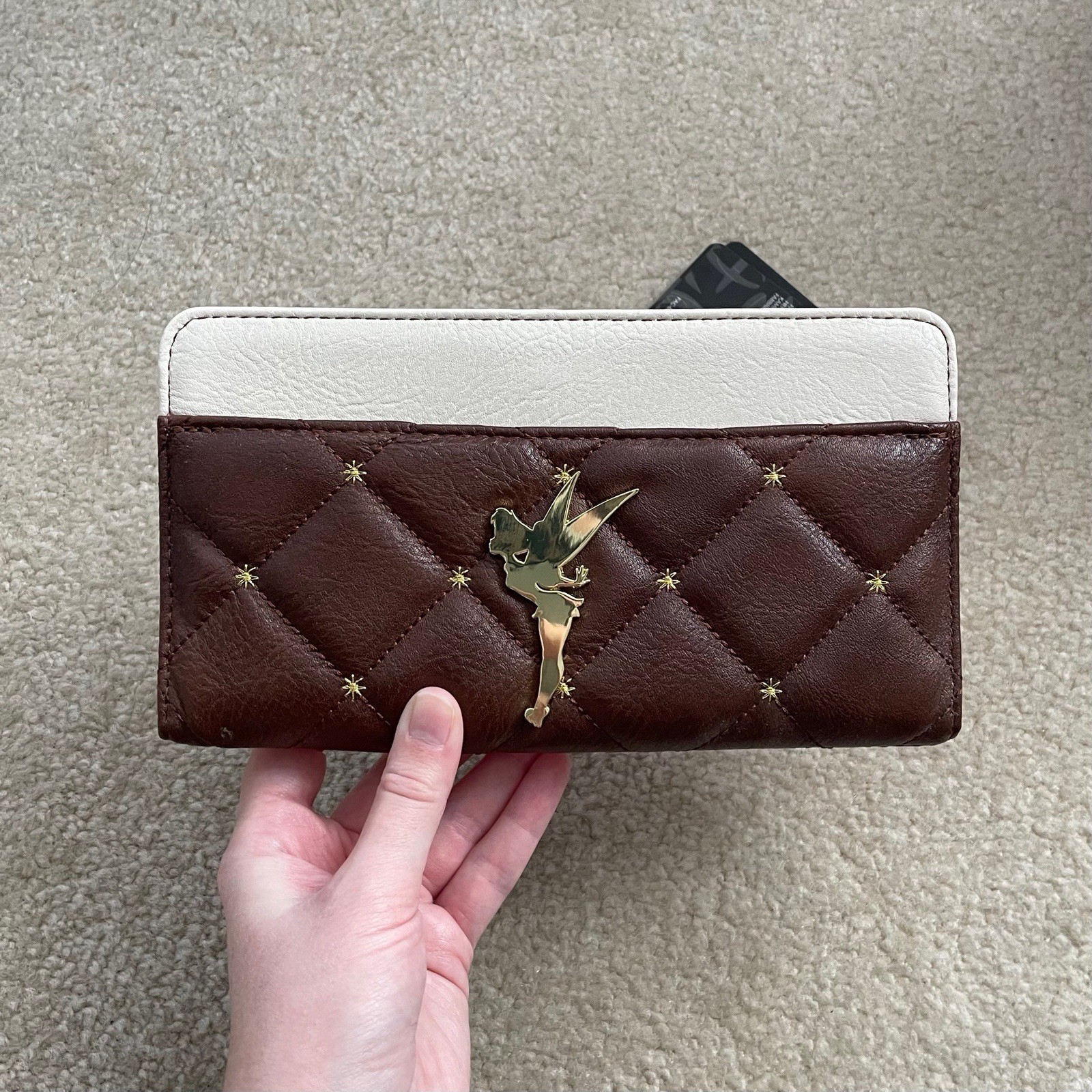 Loungefly Disney Peter Pan Tinker Bell Quilted Wallet