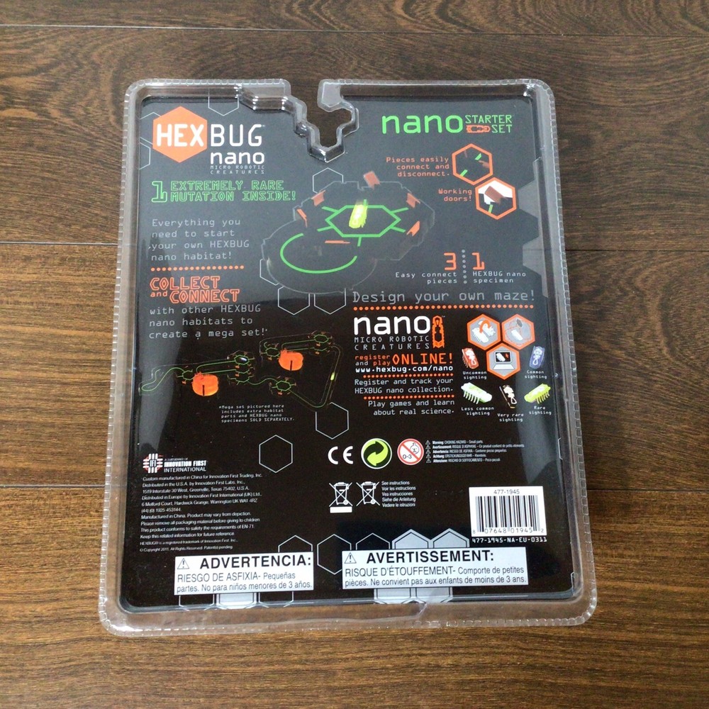 Hexbug Nano Starter Set Glows in the Dark - NEW - Micro Robotics Creatures