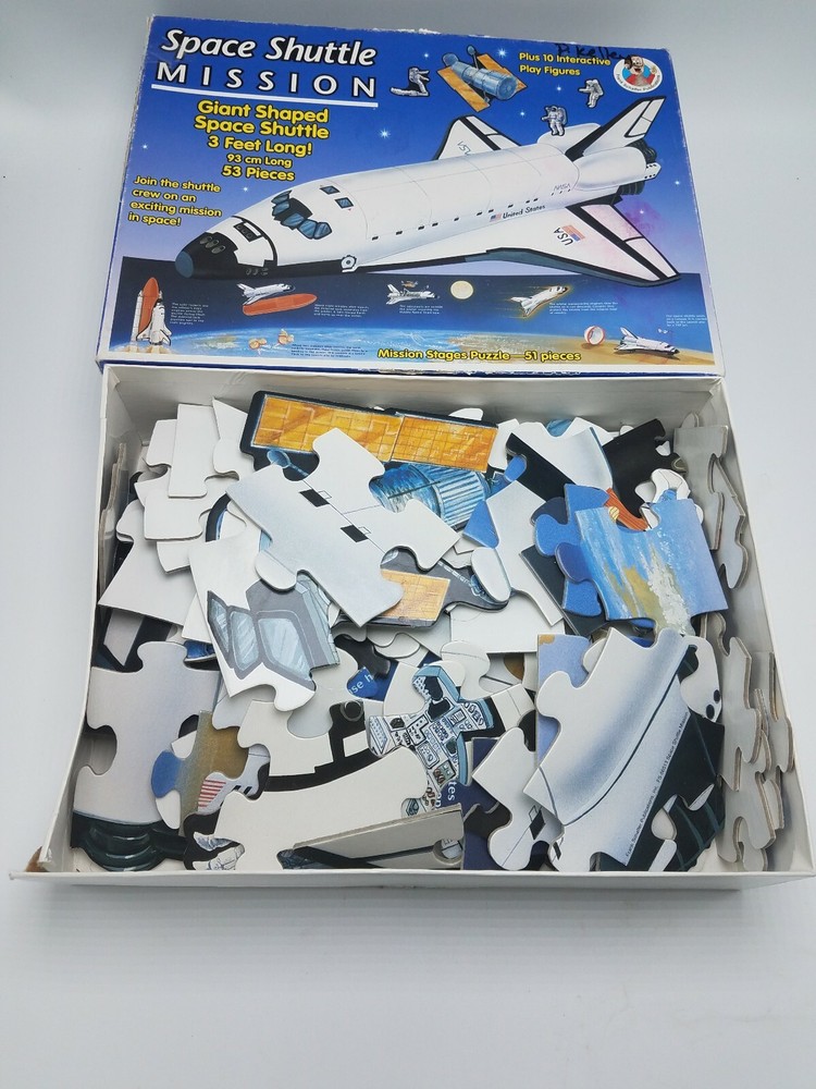Frank Schaffer Space Shuttle Mission Puzzle 130 Pieces Complete