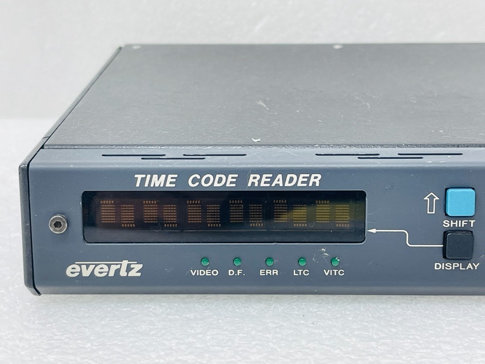 USED - Evertz 5900D Time Code Reader (No AC Adapter) / Free Shipping