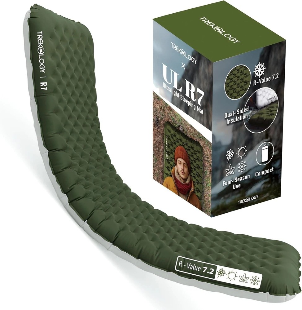 Compact Waterproof Sleeping Pad for Camping - 330 lb Capacity, Ultra Comfortable