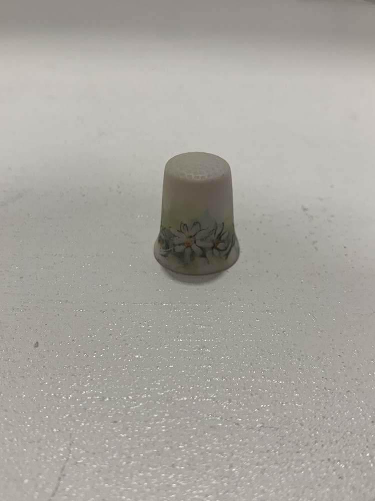 Vintage Thimble Flowers China Bone