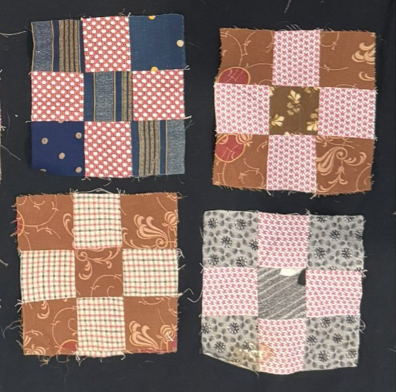 Antique 1870 Miscellaneous Quilt Blocks #2