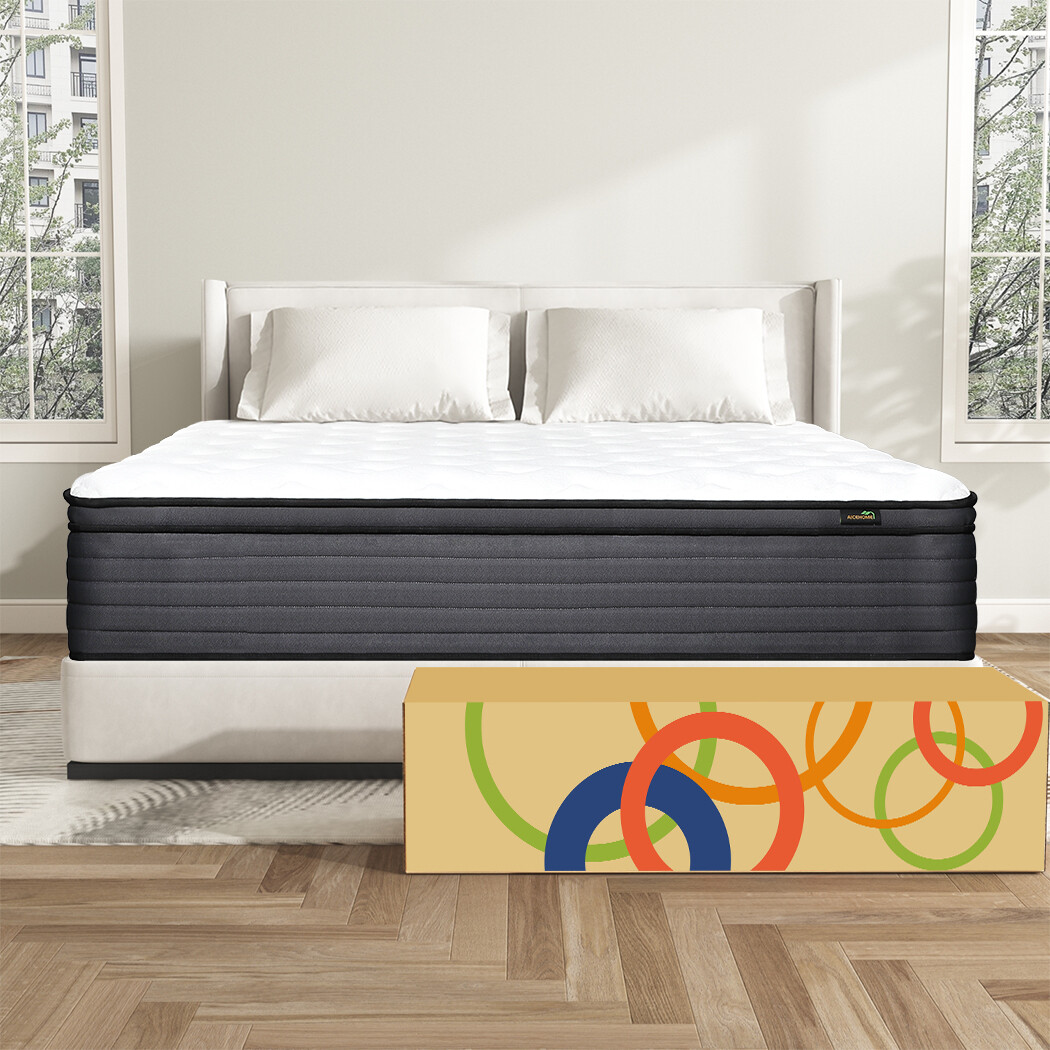 14"/12" Mattress Hybrid Spring Comfy Mattress in A Box Twin Full Queen King Size