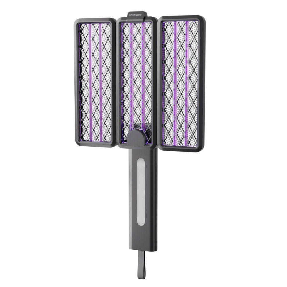 Flowtron Bug Zapper Racket 2-in-1 Functionality, Portable, 2100 Sq. Ft. Coverage