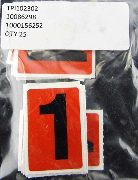 1" BLACK LEGEND/ORANGE BKGRD-TPI102302-10086298