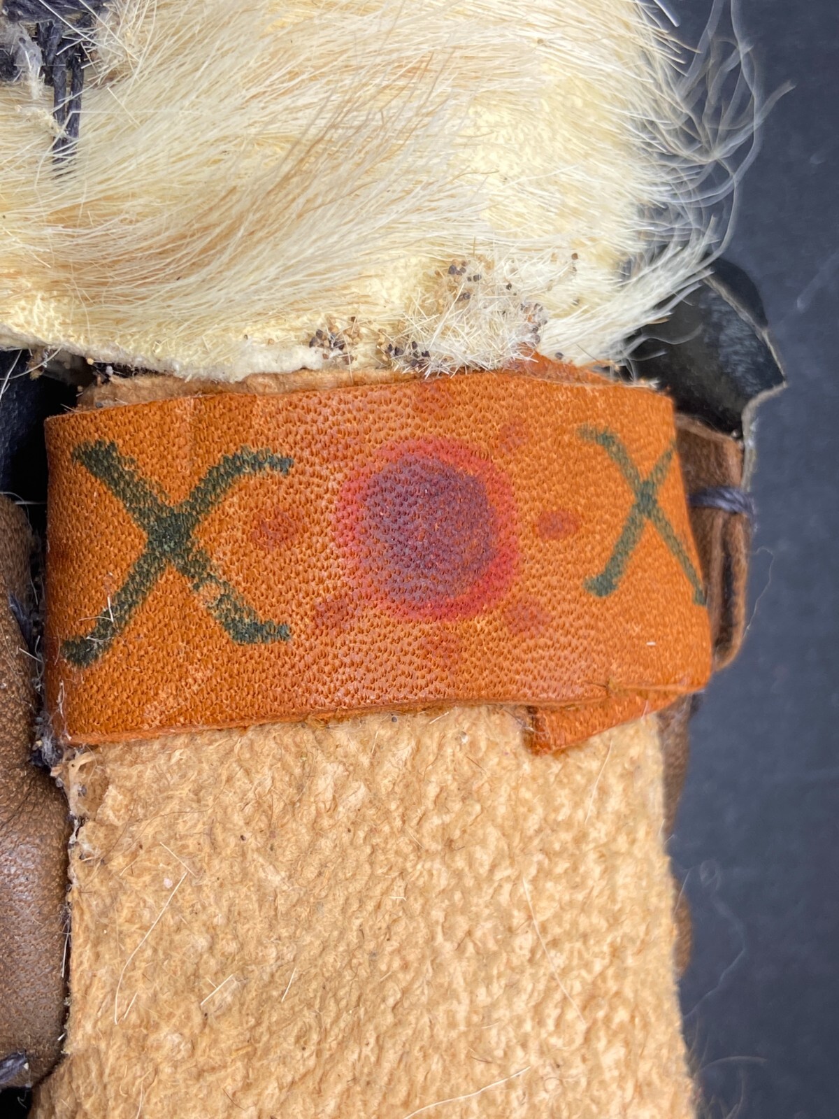 Antique Native American Kachina Doll hand painted w/ animal hair