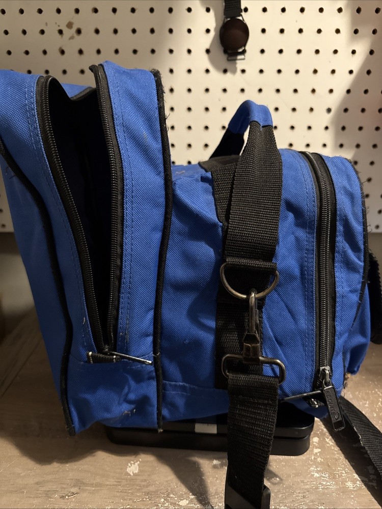 Ebonite One Ball Bowling Bag with Separate Shoe Compartment Blue