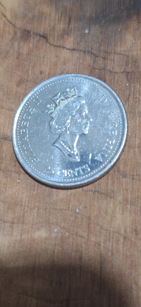 2000 Canada Maple Leaf 25 Cents Proof Coin AU
