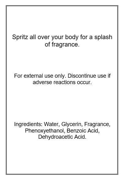 Birthday Cake Body Spray by Eclectic Lady
