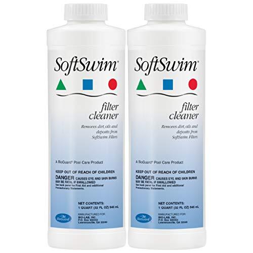 BioGuard SoftSwim Filter Cleaner 32 oz - 2 Pack