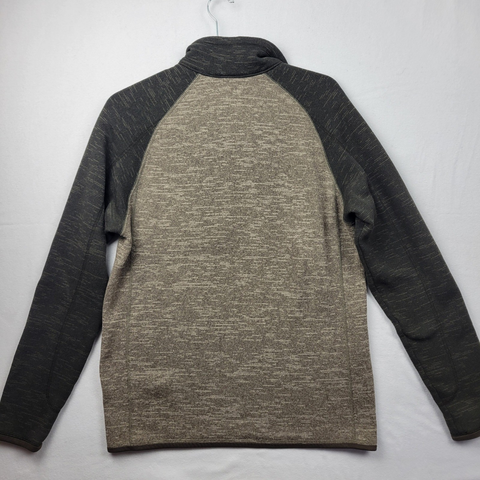 Patagonia Mens Better Sweater 1/4 Zip Medium Fleece Pullover Two Tone Fleece