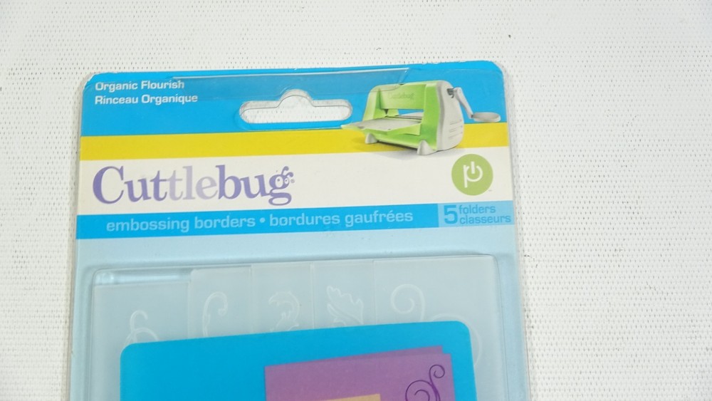 2009 Cuttlebug Embossing Borders Organic Flourish 37-1922