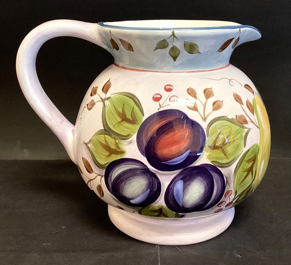 Heritage Mint, LTD. Black Forest Fruits Ceramic 3 Quart Pitcher