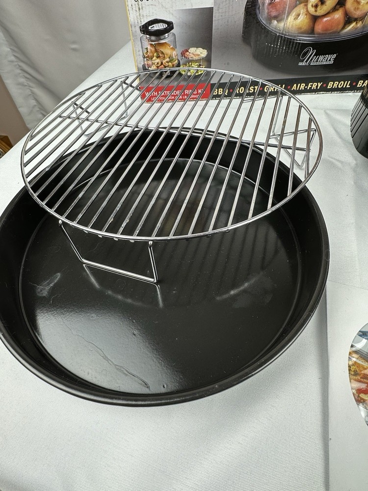 NUWAVE PRO INFRARED OVEN MODEL 20322 BLACK WITH EXTENSION RING