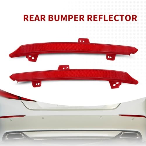 Left and Right Rear Bumper Reflector Light Tail Lamp Case Compatible with