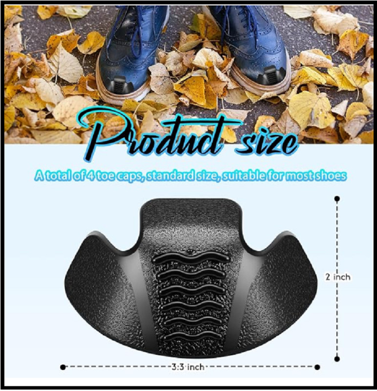 Boot Toe Protectors 4 Pieces Boot Guards Work Boot Toe Guards Work Boot Toe Boot