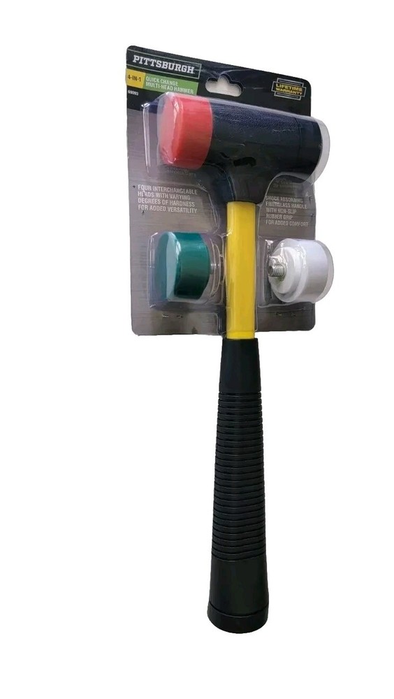 Pittsburgh 4-in-1 Quick Change Multi-Head Hammer